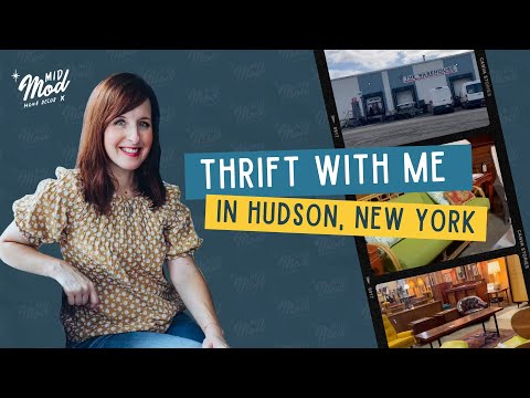 Thrift with Me: Finding Vintage MCM Items for Online Shop in Hudson, New York #midcenturymodern