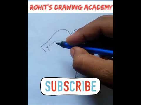 Rolling Stone Logo drawing |  #art #easydrawing #rollingstones | How to draw rolling stone logo |