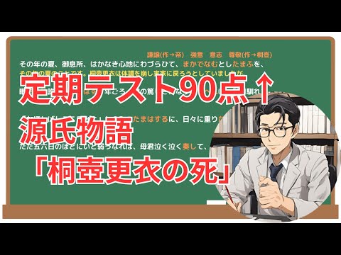 【飽かぬ別れ・桐壺の死】(源氏物語)徹底解説！(テスト対策・現代語訳・あらすじ・予想問題)