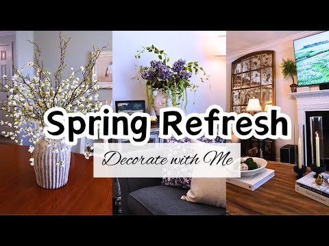 🌷SPRING Decorate with Me 2024 || Living Room • Dining Room • Entry Refresh