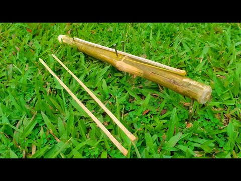 DIY Slingshot - Super Powerfull Slingshot Bamboo