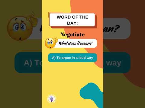 TOEIC Vocabulary Challenge - Negotiate #toeic #toeicvocabulary  #englishexam