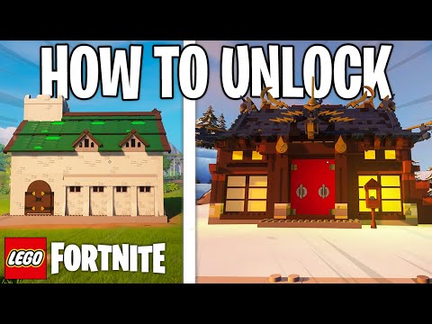 HOW TO UNLOCK The MAJESTIC MANOR And SHOGUN PALACE in LEGO FORTNITE