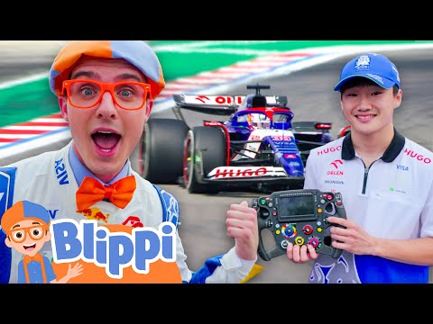 Blippi's Vroom Vroom Vehicle Show: Racecar! 🏁🏎️ | Kids Adventure & Exploration Videos