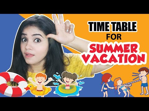 Study Routine For Summer Holidays I Vacations Study Routine I time with friends and family | PRAGYA