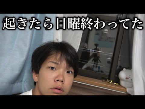 起きたら休日が終わっていて絶望する高校生に密着