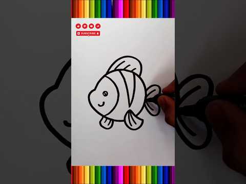 how to draw a fish #drawing #trending #shorts