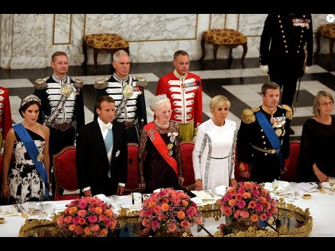 French State Visit to Denmark: Gala at Christiansborg (1: Arrival)