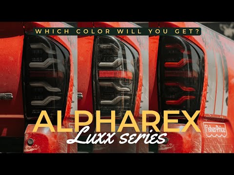 AlphaRex LUXX-series tail light choices for Toyota Tacoma