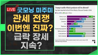 [굿모닝 미주미]  관세 전쟁 이번엔 진짜?  3월도 급락으로 출발    #이항영 #미주미