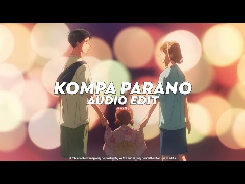 kompa parano (tiktok version/slowed) || frozy [ edit audio ]