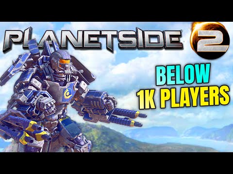 Planetside 2 is below 1k Players on Average