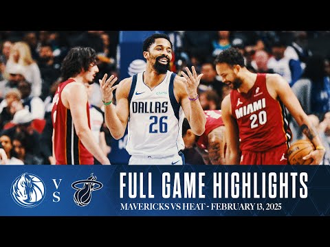 Dallas Mavericks Highlights vs. Miami Heat | February 13, 2025