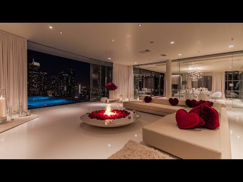 Valentine's Day 2025 Love in a Modern Apartment | Smooth Jazz for Calm, Sleep & Romance ❤❤🌹🌹