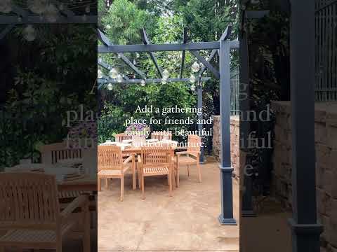 Patio Makeover | Outdoor Teak Dining Set | Outdoor Furniture | Backyard Living | Viva Terra