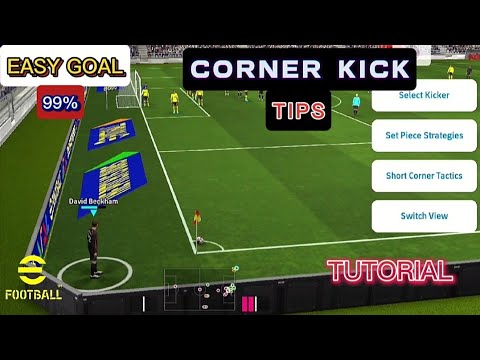 Easy Way To Score From Corner Kick | Simple Corner Kick Tips 💡| Corner Kick Tutorial Efootball 2025