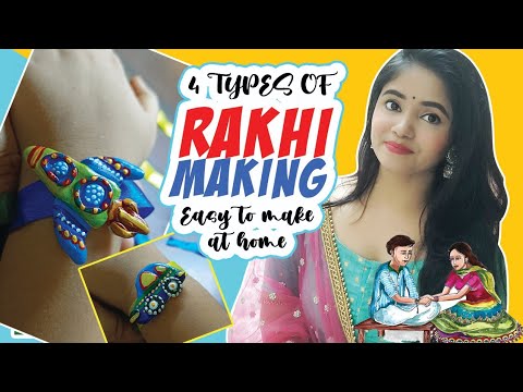 Rakhi Making | Easy to make Rakhi at home #theglamhacks #rakhi #rakshabandhan