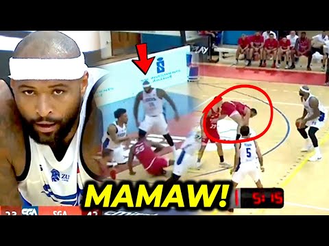 TAKEOVER! Parang Prime NBA Superstar si DeMarcus Cousins, 'Ankle-Breaker' nag-staredown pa!