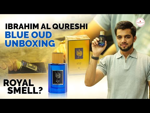 24 Hours Lasting - Ibrahim Al Qureshi Blue Oud Unboxing #Shorts  #fragance