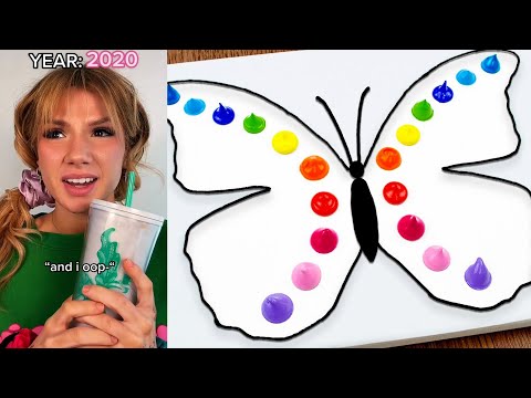 *1 Hour*🎨 Text To Speech 🎨 ASMR Satisfying Art || @Bailey Spinn || POVs Tiktok Compilations 2024