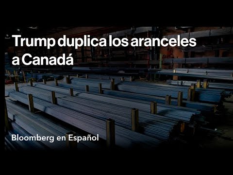 Guerra comercial: Trump duplica los aranceles a Canadá