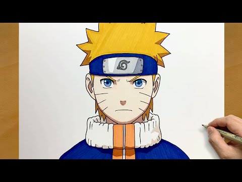 How to Draw Naruto Uzumaki Step by Step || Easy Naruto Drawing for Beginners