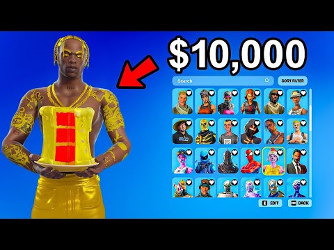 Gifting RAREST Fortnite Accounts On BIRTHDAYS!