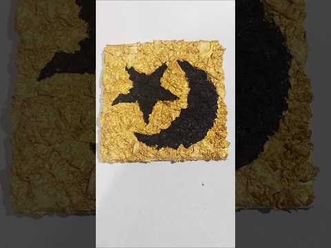 Ramadan Texture Painting #ytshorts #diy #creative