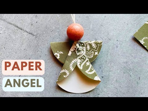 DIY Christmas Angel Ornament | Cute Paper Angel | Christmas Decorations 2024