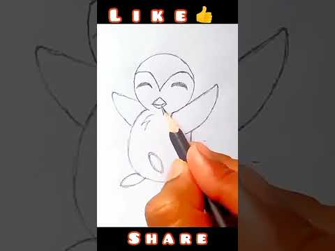 Penguin Art | Easy Step by step | #drawing #art #drawingtutorial