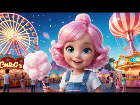 Cotton Candy, Cotton Candy, Sweet and Light | Fun Nursery Rhyme for Kids | Sing-Along Song