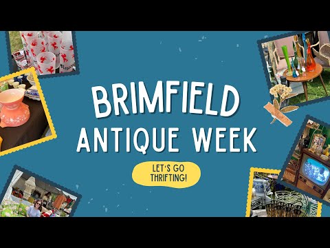 Brimfield Antique Week / Thrift with me for Mid-Century Modern, Retro and Vintage Home Decor