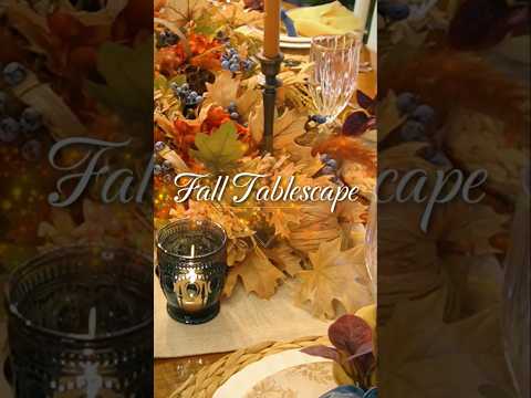 Fall Inspired Tablescape #fall2024 #fall #falltablescape