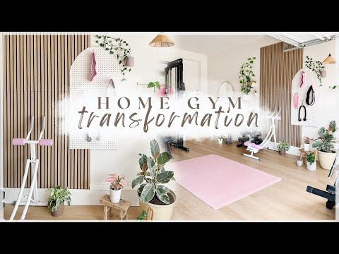 DREAM HOME GYM MAKEOVER! transforming our garage into a functional home gym!