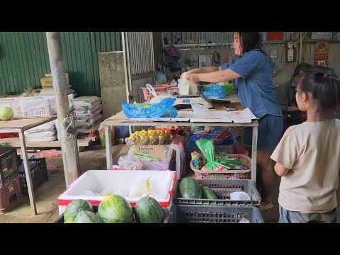 One day the poor girl - Went to sell chicken cages and luckily, Uncle Quoc completed the table