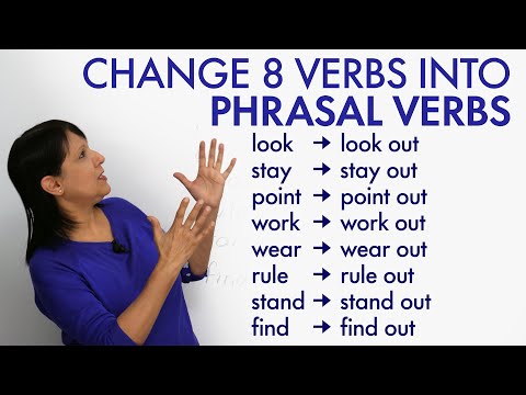 Phrasal Verbs: Add “OUT” to change the meaning of these 8 verbs