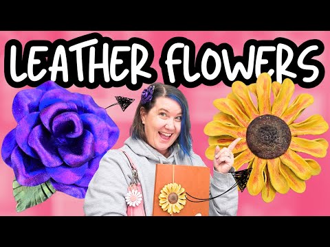 Get Crafty With Leather: 3 Fun Flower DIYs