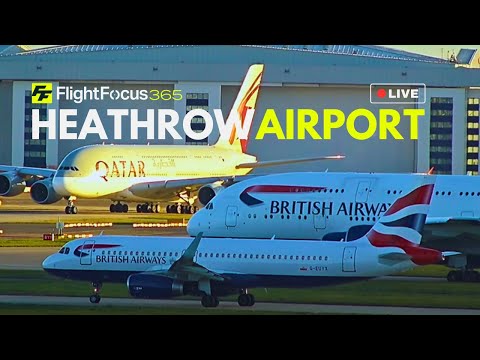 Heathrow Airport Live LHR - Thursday 13th Feb 2025