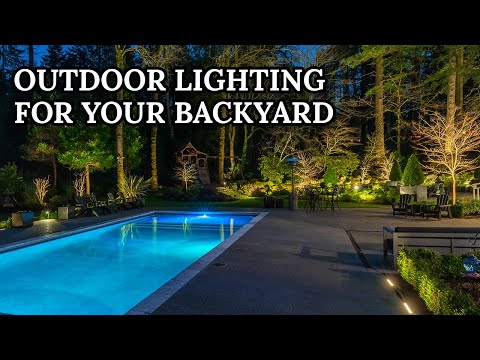 Full Backyard Lighting Design | Oregon Outdoor Lighting