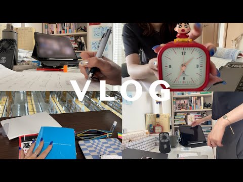 【資格勉強リスタート🔥】夏の勉強タイム詰め込み【STUDY_VLOG】