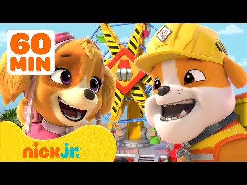 Rubble's Best Moments on NEW EPISODES of Rubble & Crew! w/ Skye #2 👷‍♂️ 1 Hour | Nick Jr.