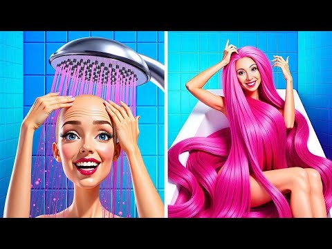 THIN vs THICK Hair Struggles! Gadgets and Hacks to Make Your Hair Look AMAZING