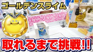 【クレーンゲーム】この輝きはヤバすぎる…！！クリスタルの巨大ゴールデンスライムをゲットするぞ！！『ドラクエ☆ビッグクリアフィギュア』三本爪/攻略/コツ/景品紹介　※Dragon Quest