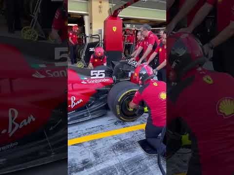 Ferrari Race Car at F1 Abu Dhabi GP