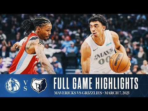 Dallas Mavericks Highlights vs. Memphis Grizzlies | March 7, 2025