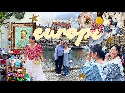 summer in europe 🌺 (places to eat and things to do in Paris, Amsterdam, Copenhagen & Edinburgh)