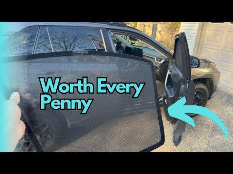 These Rav 4 Window Covers work so well, and install in 30 Seconds