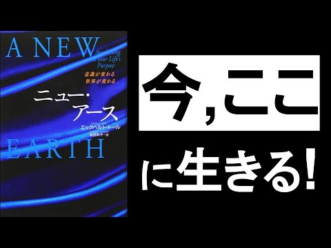 精神世界のNo.1リーダーが語る「今ここ」　「意識を進化」させるには「今ここ」に生きるしかない！　　『ニュー・アース　エックハルト・トール／著』の本解説。その②動画。