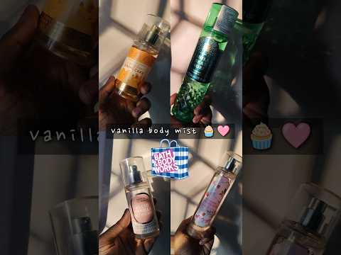 best vanilla body mist bath and body works editon ✨🩷🧁 #shortsfeed #shorts