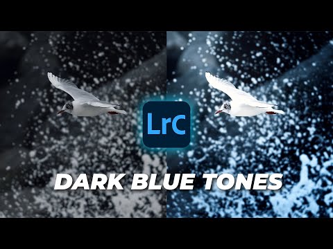 Create Moody Dark Blue Tones in Lightroom | Tutorial Tuesday